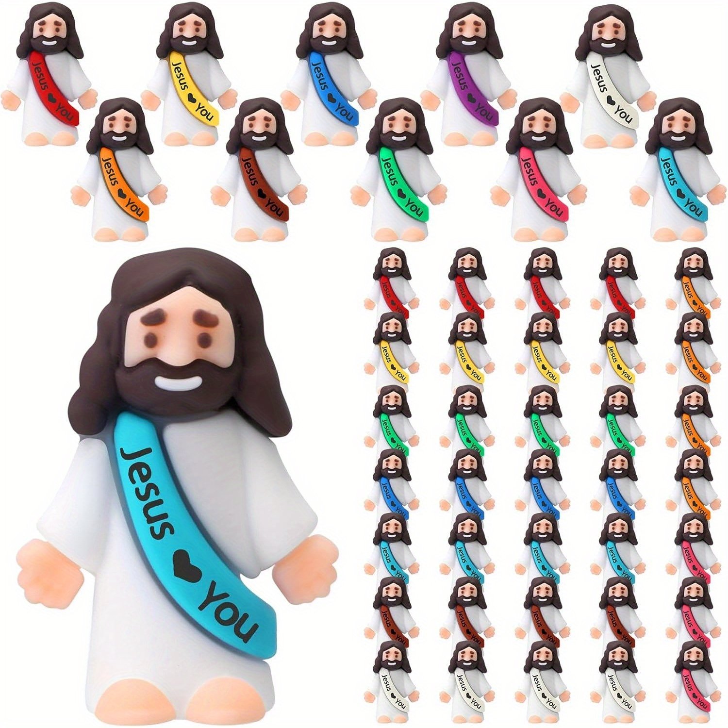 🎁TikTok Last Day Sale - 70% OFF💝Mini Jesus Love You Statue Set
