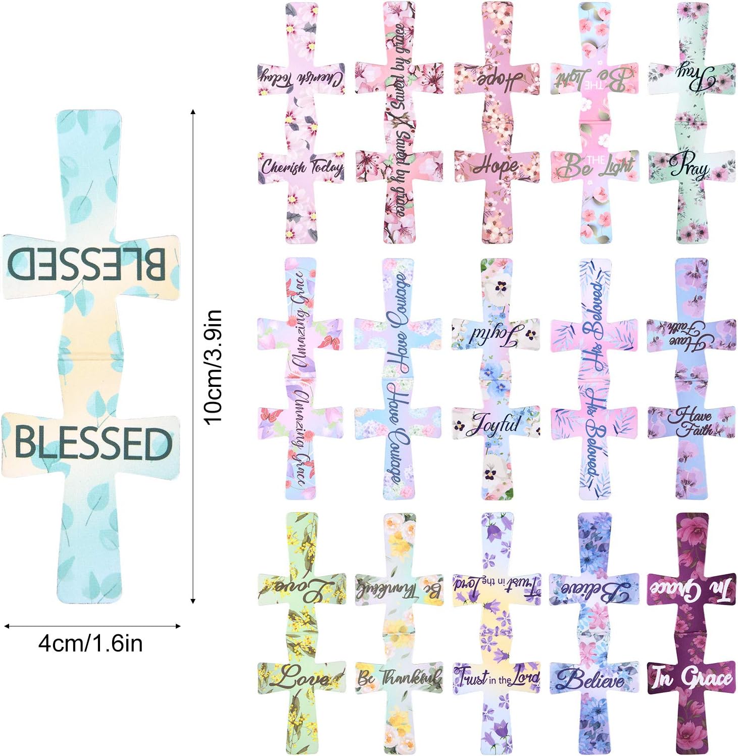 🎁TikTok Last Day Sale - 70% OFF🎉📖16 Pcs Magnetic Cross Bookmarks Gifts for Bible Study, Readers, Teachers, Students🌸✝️