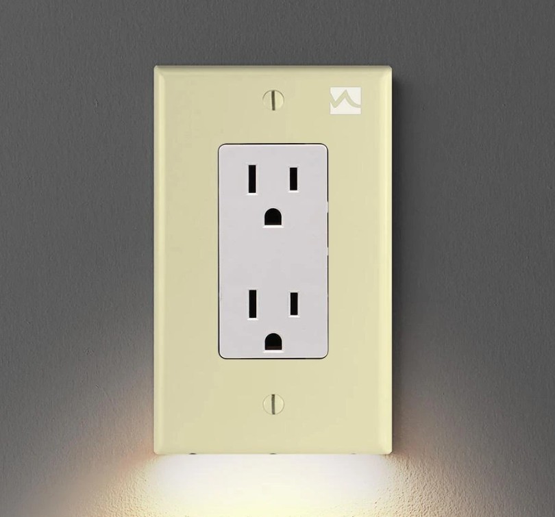 Christmas Sale-OUTLET WALL PLATE WITH LED NIGHT LIGHTS[UL FCC CSA CERTIFIED]