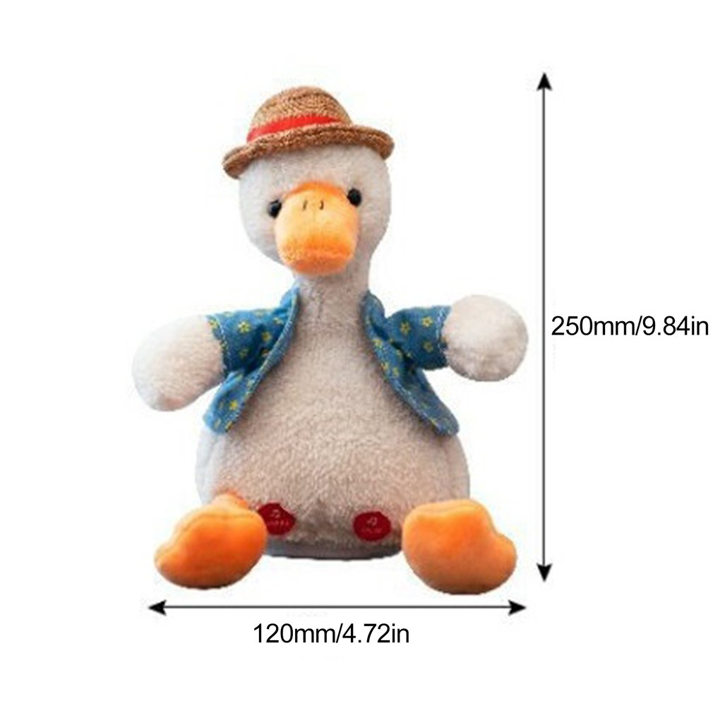 🔥HOT SALE 65% OFF 🔥Repeat Talking Duck Toy Funny Play Singing Talking Recording USB