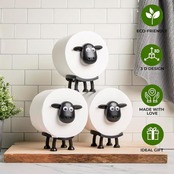 (🌲Early Christmas Sale- 49% OFF) Funny Toilet Paper Holder-🔥 BUY 2 GET 1 & Free Shipping