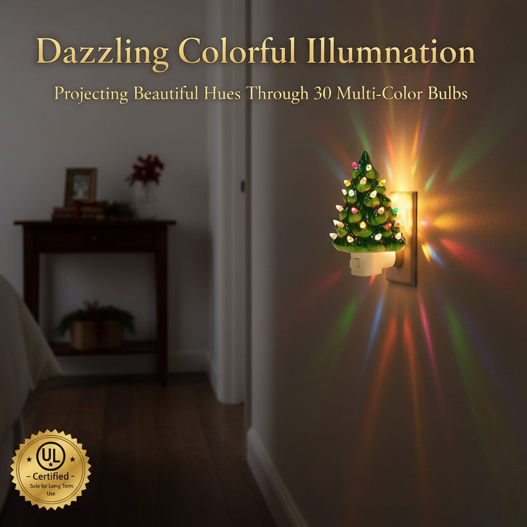 🎁TikTok Last Day Sale - 70% OFF🔥Heritage Glow Ceramic Tree Night Light