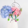 Handmade Hummingbird Stained Glass Window Hangings