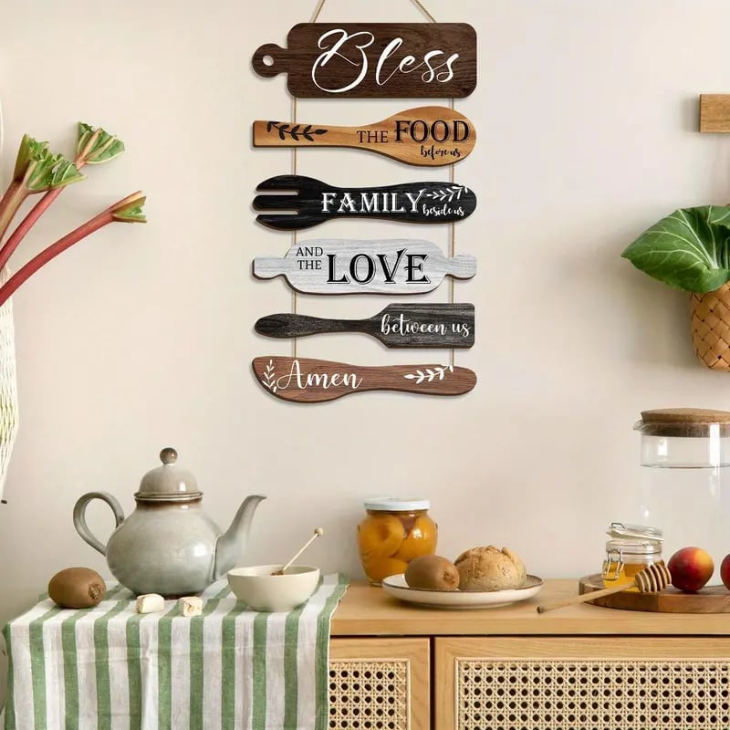 🎁TikTok Last Day Sale - 70% OFF🎉Wooden Kitchen Wall Decor