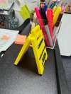 🚨Caution Overstimulated Desk Sign – Promote Calm and Awareness in Any Space! ✨