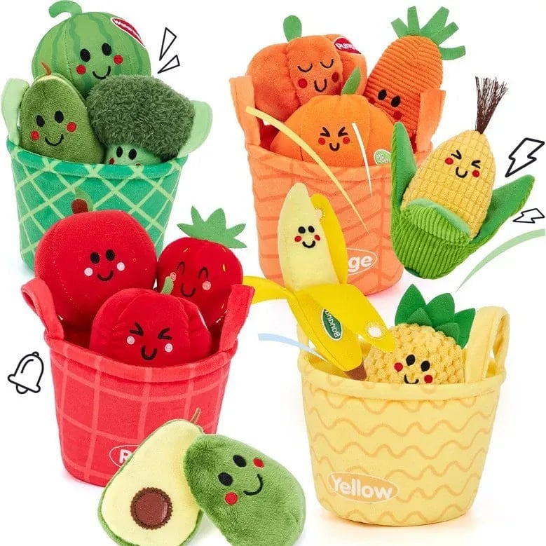 🎁TikTok Last Day Sale - 70% OFF👶Baby Sensory Toys – 16 PCS  First Fruit & Vegetable Set🍓