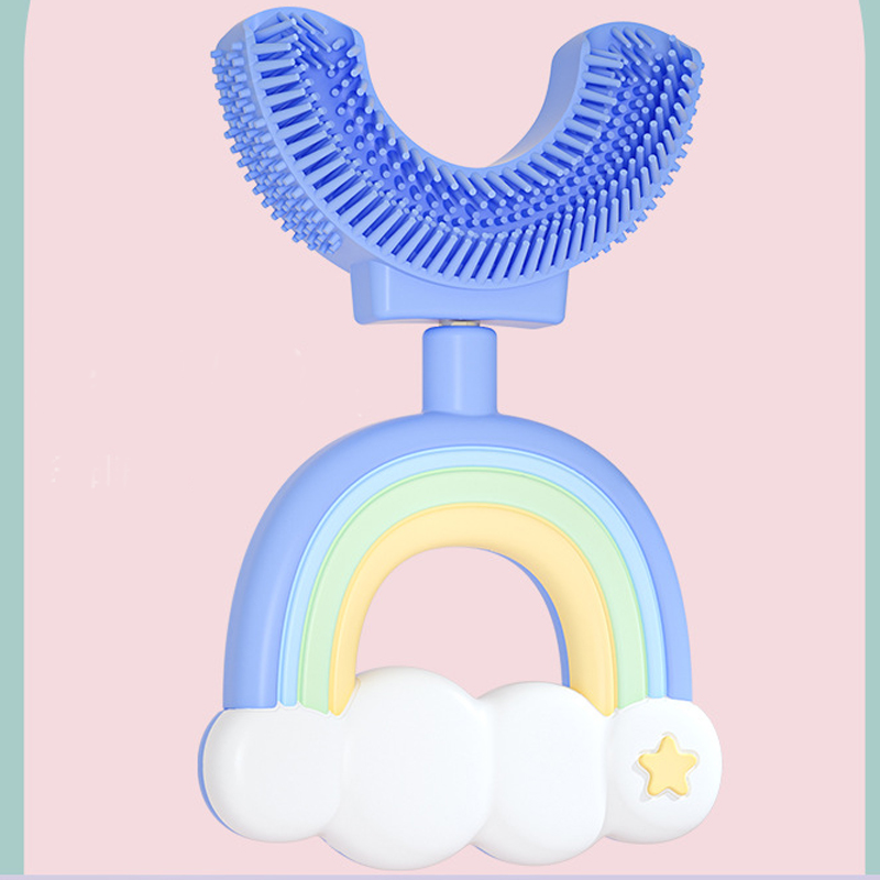 STOREHOUSET™ Kids U Shaped Toothbrush-Rainbow Style
