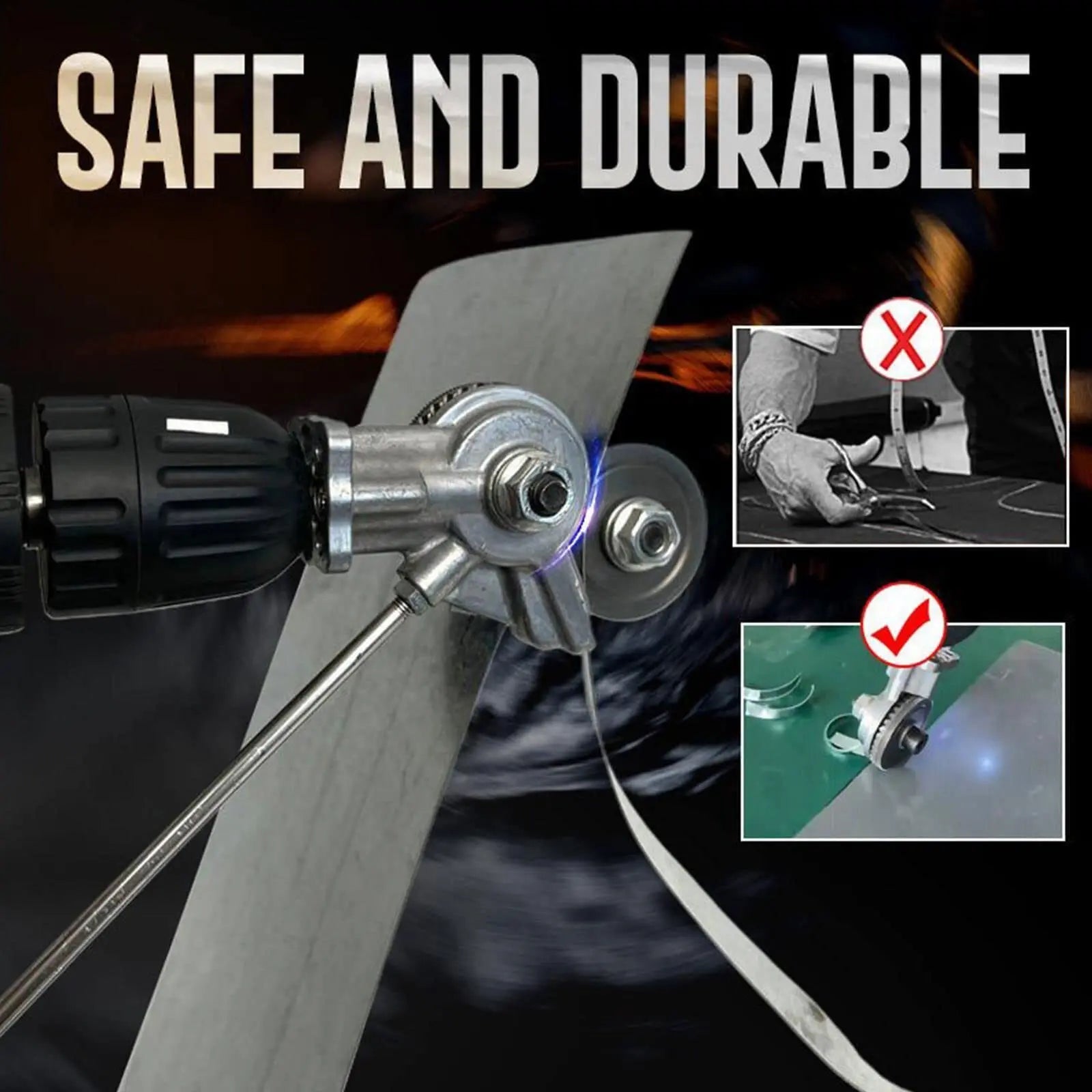 🎁CHRISTMAS SALE - 49% OFF🎅Electric Drill Shears Attachment Cutter Nibbler-Buy 2 Free Shipping