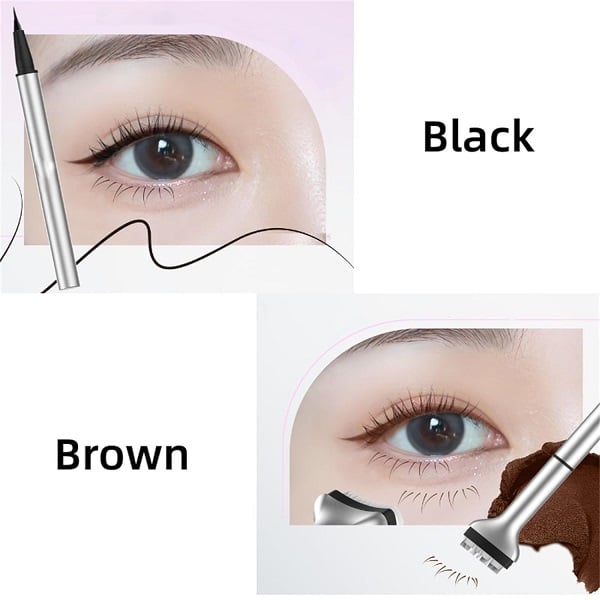 🌲Early Christmas Sale 50% Off🌲🔥2-in-1 Eyeliner & Lower Eyelash Stamp Set