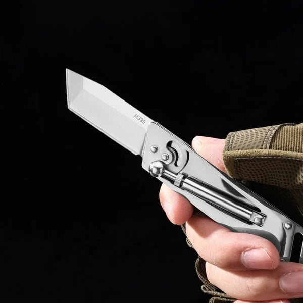 Creative Mechanical Hydraulic Rod Modeling M390 Folding Knife