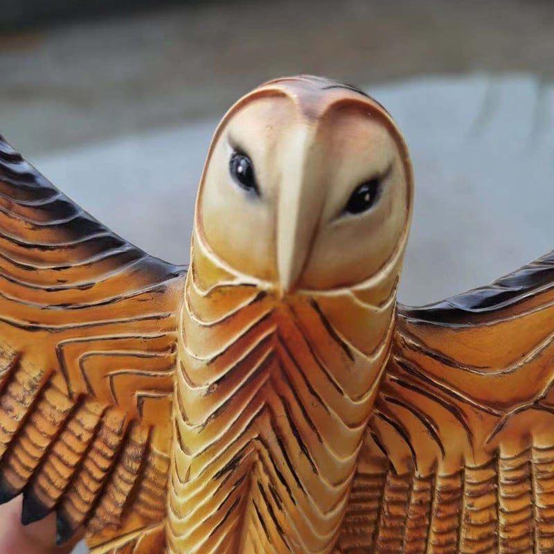 Barn Owls Hand - Carved Wall Art (𝐀𝐥𝐚𝐧 𝐄𝐰𝐞𝐧 𝐇𝐚𝐧𝐝𝐦𝐚𝐝𝐞®)