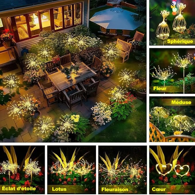 ✨Dernier jour - Achetez-en 1, obtenez-en 1 gratuit - Lampe solaire de jardin étanche✨
