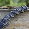 Embossed folding knife mountaineering portable camping knife for self-defense