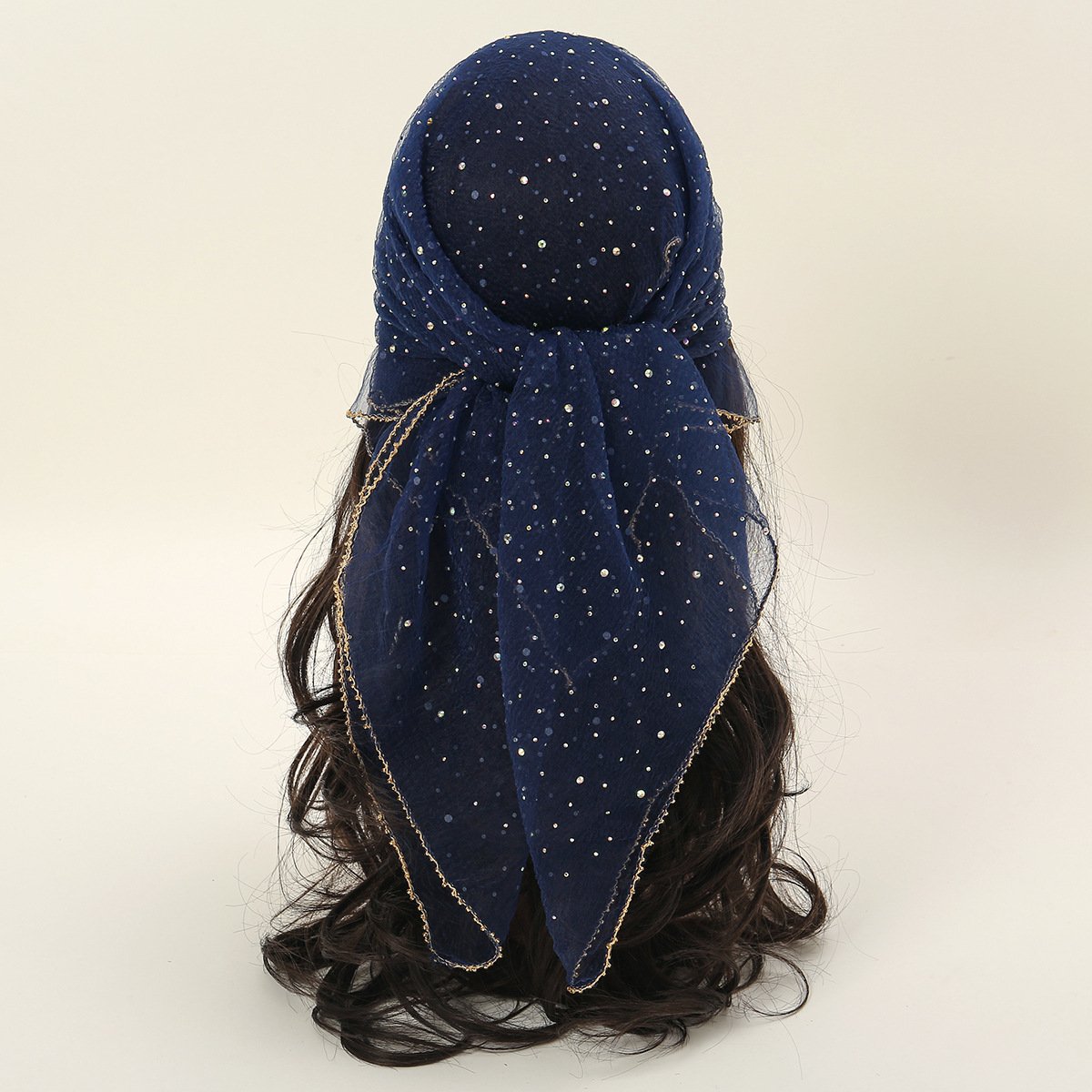 🎁Last Day Sale - 70% OFF🔥Women's Glitter Decor Head Scarf