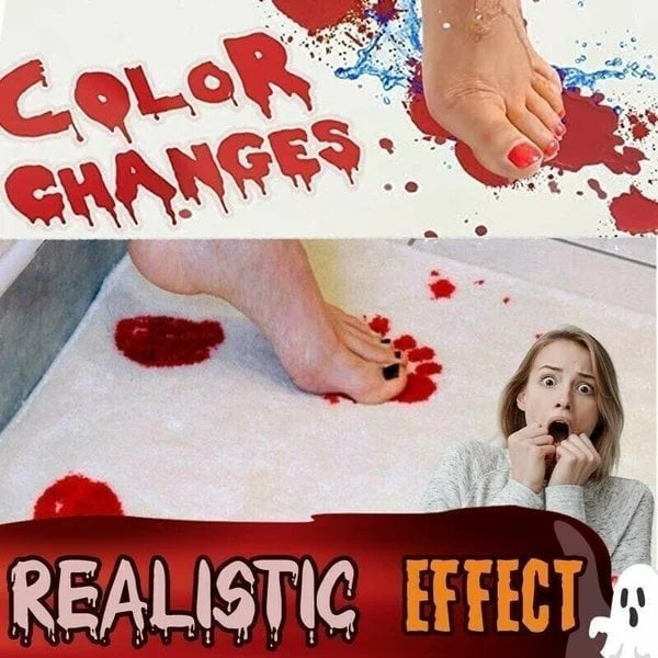 (🎃Early Halloween Sale 50% OFF) Bloody Color Changing Bath Mat, BUY 2 FREE SHIPPING