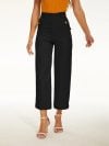 (🔥Last Day Promotion 50% OFF) Tummy Control Twill Cropped Wide Leg Pant - Free Shipping