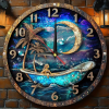 Vintage Mermaid Wall Clock