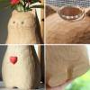 (🌲EARLY CHRISTMAS SALE - 50% OFF) 🎁Handmade Wooden Cat Vase, BUY 2 FREE SHIPPING