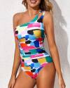 🔥⛱️ One-Shoulder-Badeanzug für Damen