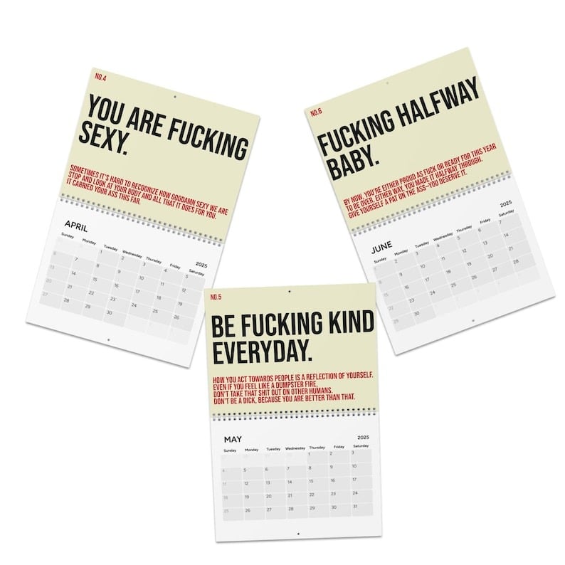 🤣The Year Of Your Fucking Year Calendar-Your Kick-Ass Motivational Calendar