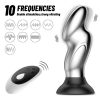 Couple Flirting Anal Plug Vibrator Wireless Remote Control Metal Anal Plug Backyard Sex Toys - GS-04