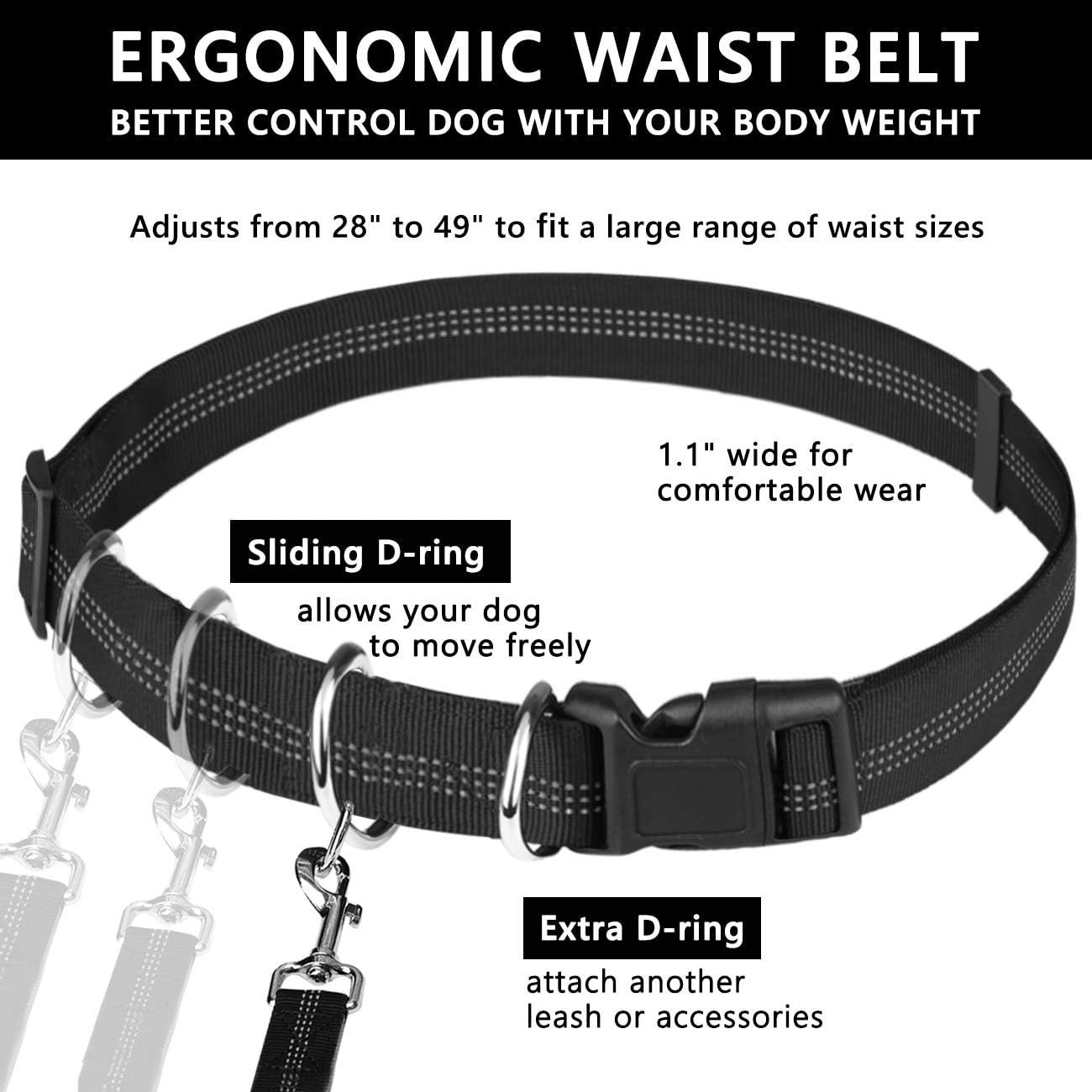 🎁TikTok Last Day Sale - 70% OFF🎉Hands Free Dog Leash with Zipper Pouch