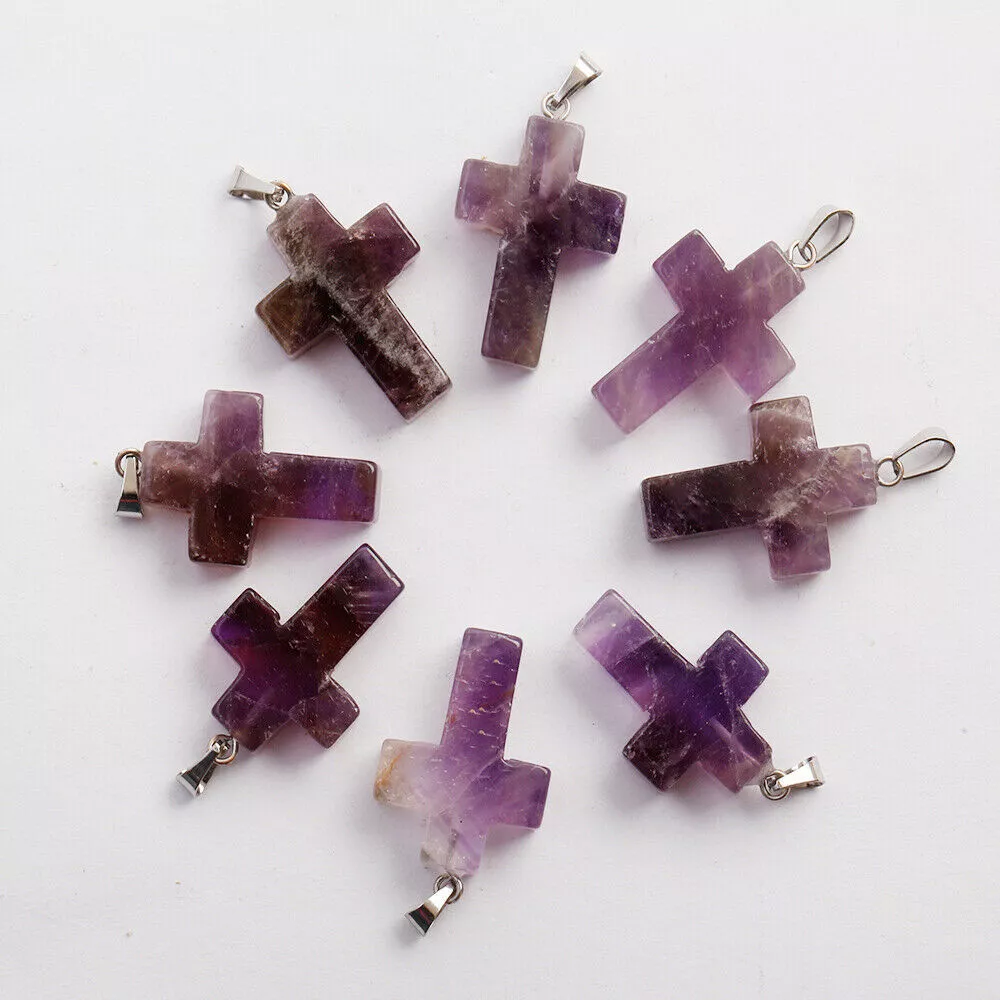 ✝️ 100 % Handgefertigtes Kristallkreuz – Healing Heart 🙏