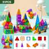 🔥LAST DAY SALE 49% OFF-100PCS Magnetic Tiles Set with 2 Cars, Magnetic Building Tiles