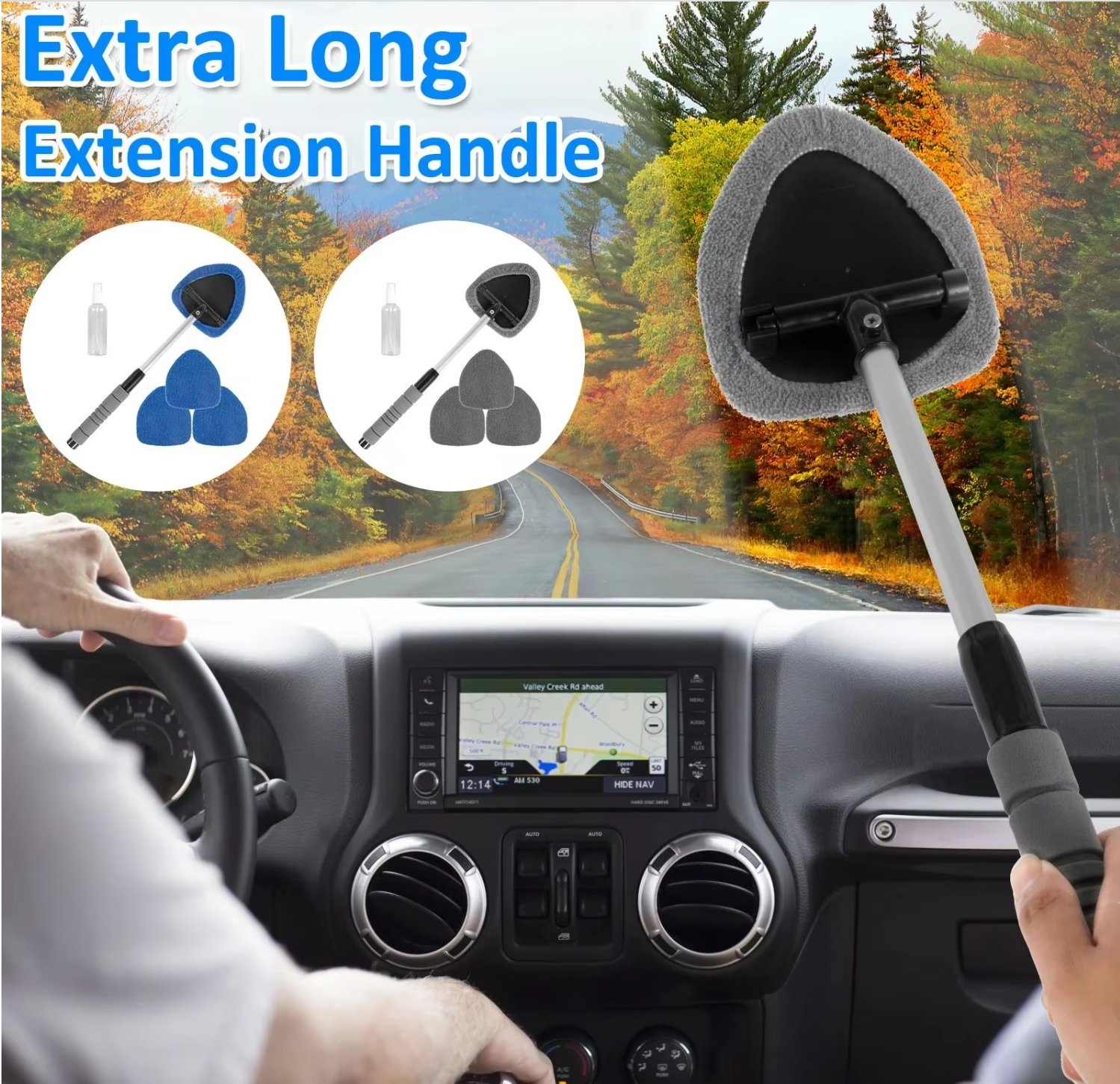 🎅Christmas Promotion 48% OFF-🎁-Car Windshield Window Cleaner Brush