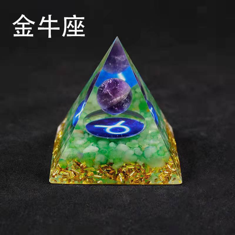 12 Constellation Orgone Crystal Pyramid