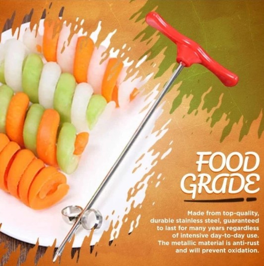 (🎅EARLY XMAS SALE - 48% OFF) Fruit Spiral Knife-BUY 2 GET 2 FREE