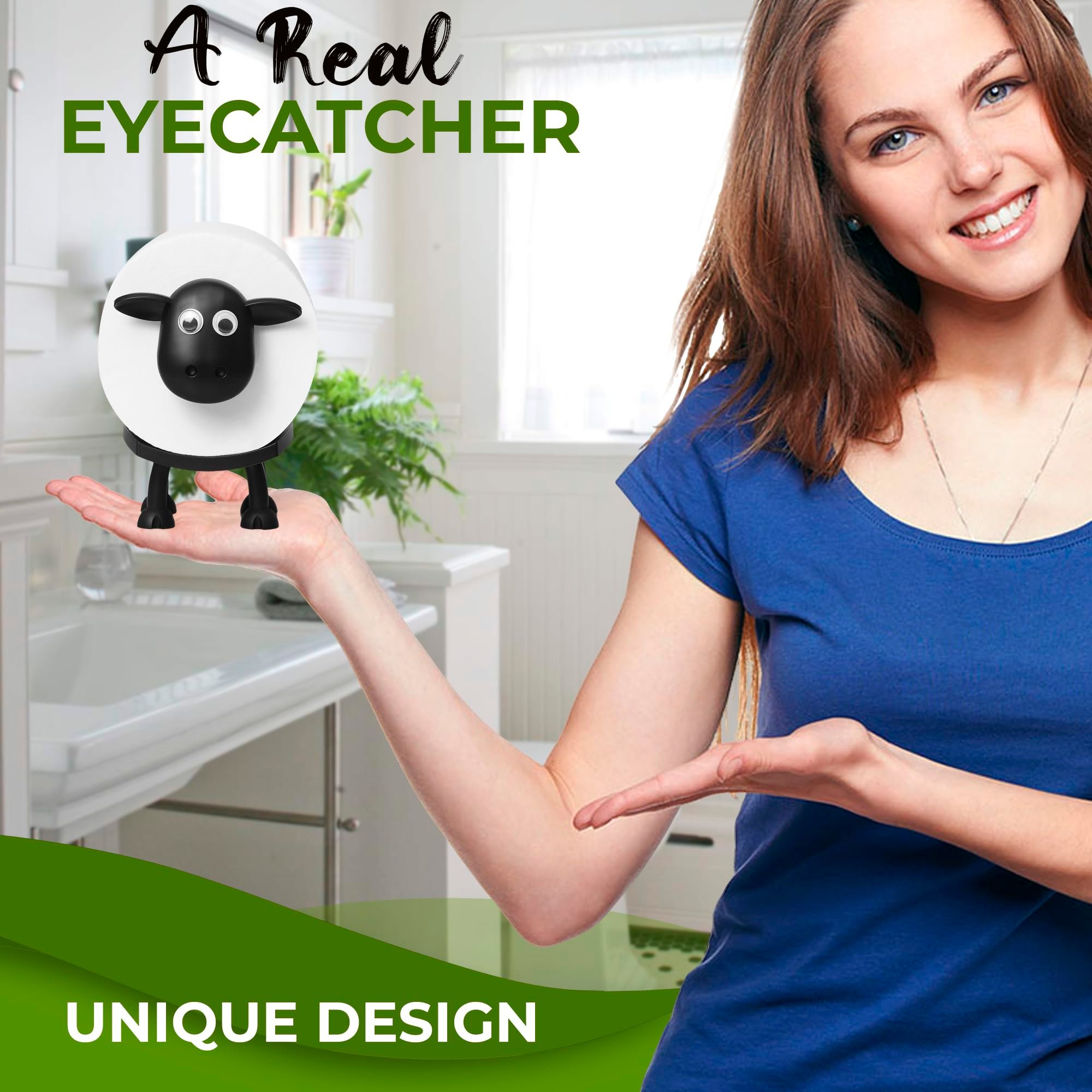 💥Sheep Toilet Roll Holder - Funny Toilet Paper Holder