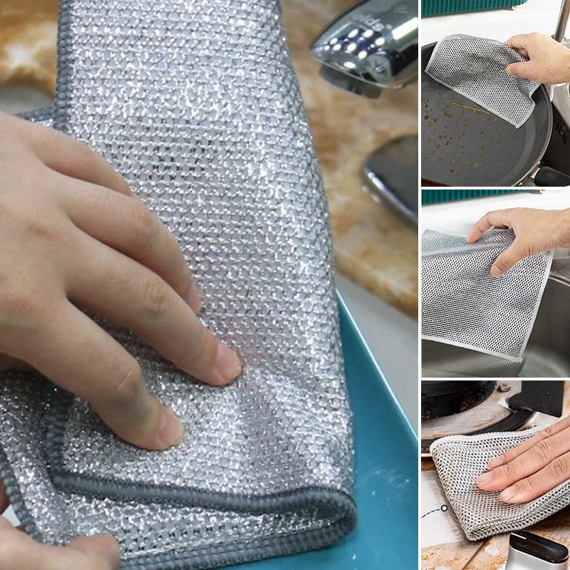 🔥Multifunctional Non-scratch Dishcloth