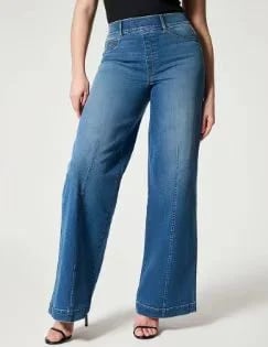 🔥Last Day 50% OFF - Seamed Front Wide Leg Jeans - Free Shipping