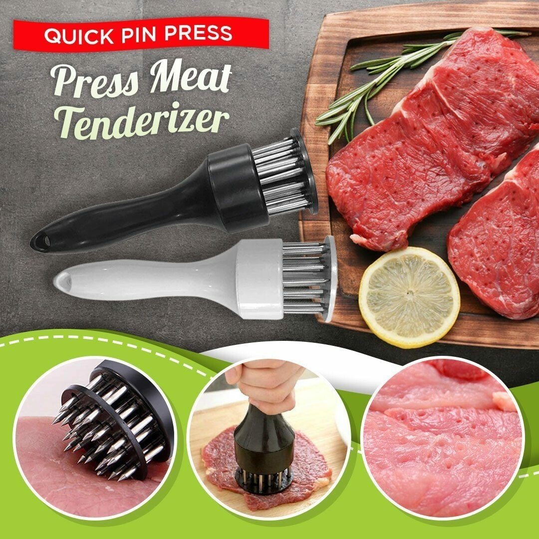 (LAST DAY SALE - 48% OFF) Quick Pin Press Meat Tenderizer, BUY 2 GET 1 FREE