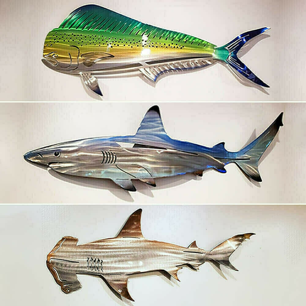 🦈Metal Shark Art Wall Decor