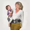 Hands free baby hip carrier