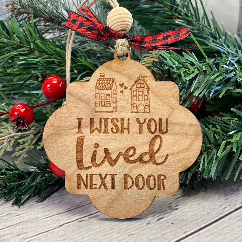 🎄🎁Wooden Friendship Ornament Gift