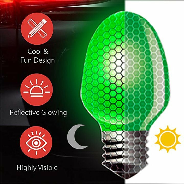 (🎄Christmas Sale 49% OFF) Magnet Reflective Light Bulb Decorations✨