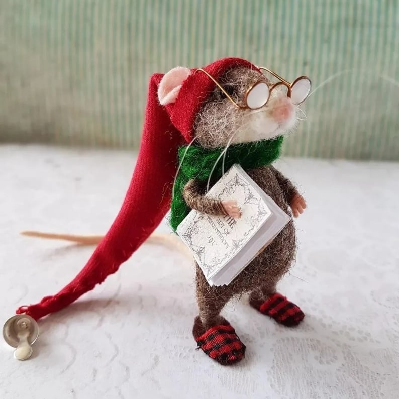 🔥Limited Edition❤️Handmade Cute Needle Felted Mouse