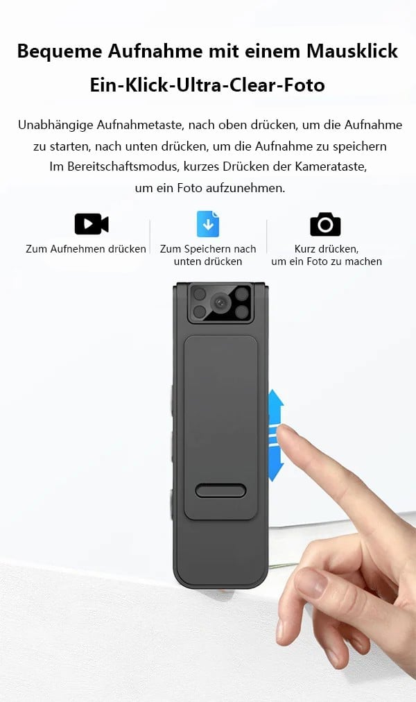🔥Neue HD 1080P Kamera mit Geräuschreduktion