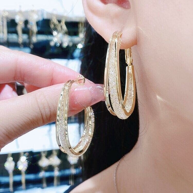 🔥HOT SALE - 49% OFF🔥To My Best Friend-Fashion Oval Earrings
