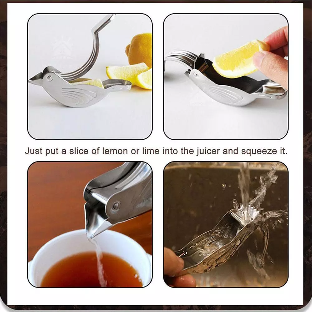 (🎄Early Christmas Sale - 49% OFF) Stainless Steel Bird Shape Lemon Juicer