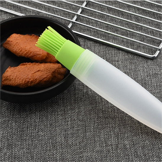 Lats day 49% off🍖Multifunctional silicone liquid(honey/cream/oil/salad)bottle with brush