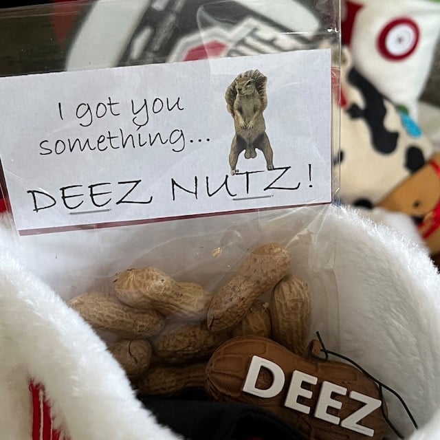 (🌲EARLY CHRISTMAS SALE - 50% OFF) 🎁🥜Deez Nuts Ornament, 🔥Buy 5 Get 3 Free & Free Shipping