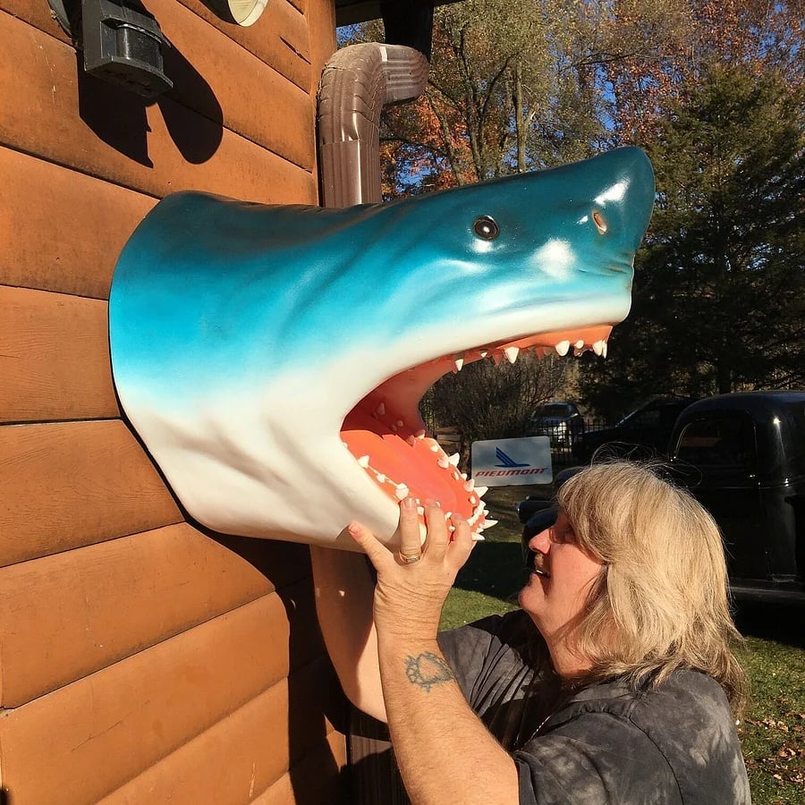 🔥Father's Day Promotion-70%OFF🦈Great White Shark Garden Art