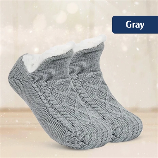 🔥Last Day Promotion 70% OFF🔥Fleece-Lined Non-Slip Thermal Slippers Socks⚡️Buy 2 Free Shipping