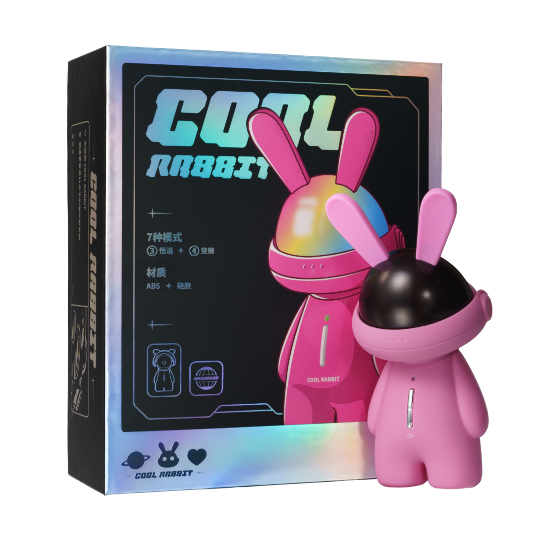 Fashion Ornaments Rabbit Clitoris Sucking Vibrator Set With Dust Cover