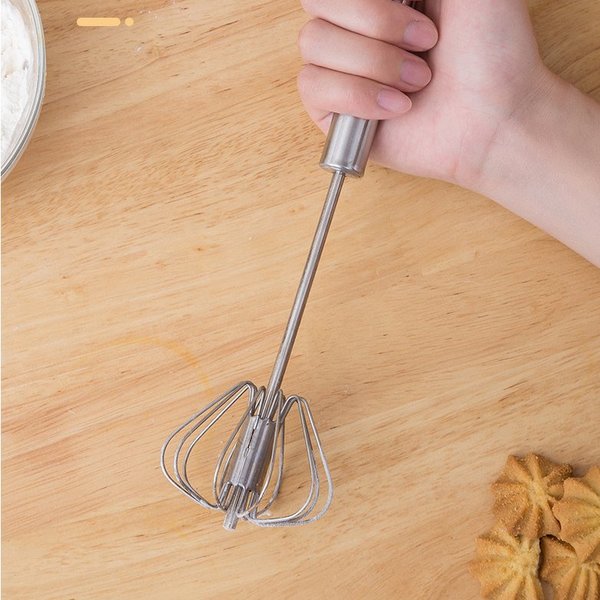 (🔥Last Day Promotion 50% OFF) Stainless Steel Semi-Automatic Whisk