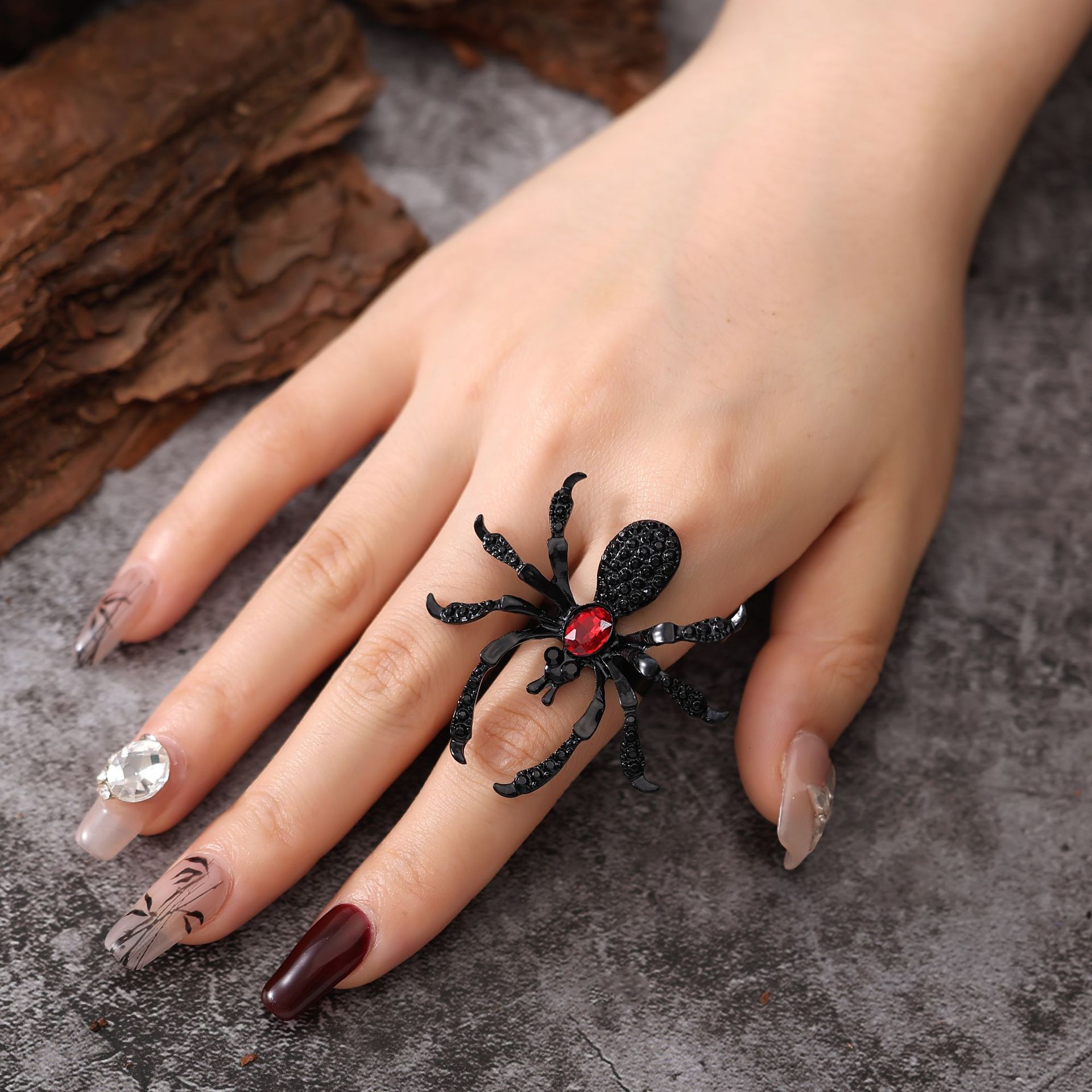 🔥Last Day Promotion - 60% OFF🎁💍🕷️Dark Style Halloween Personalized Spider Ring